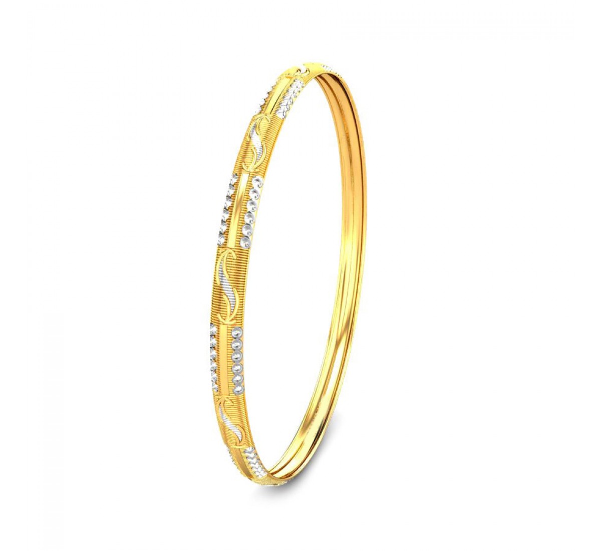 Euphoria Wave Gold Bangles