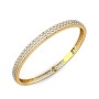 Pinnacle Seam Gold Bangles