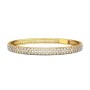 Pinnacle Seam Gold Bangles