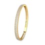 Pinnacle Seam Gold Bangles