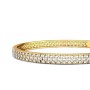 Pinnacle Seam Gold Bangles