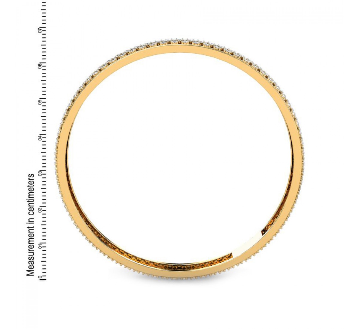 Pinnacle Seam Gold Bangles