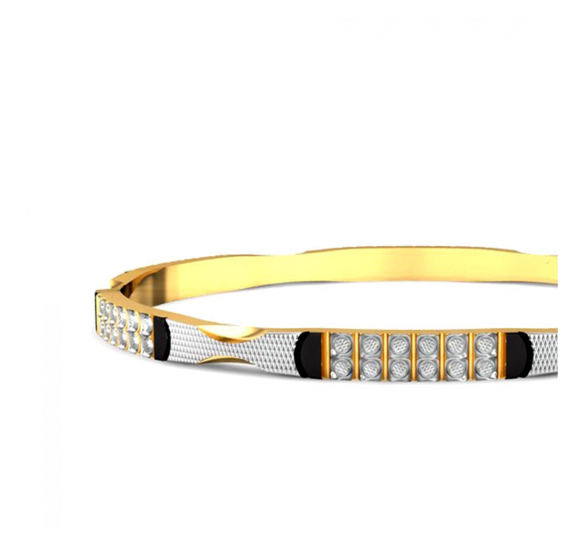 Splendor Texture Gold Bangles