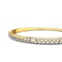 Elation Overlap Gold Bangles