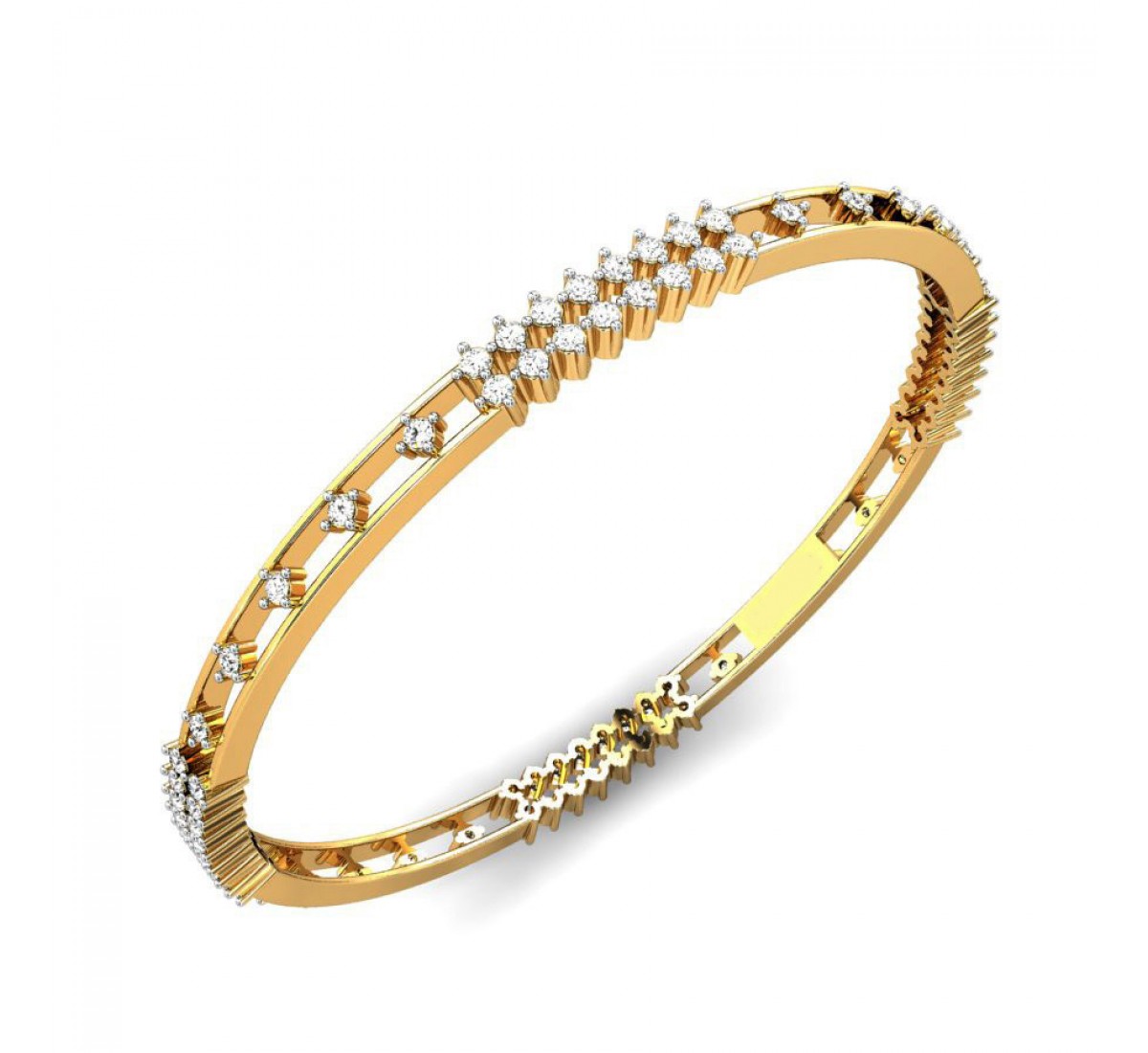 Eduarda Horizon Gold Bangles