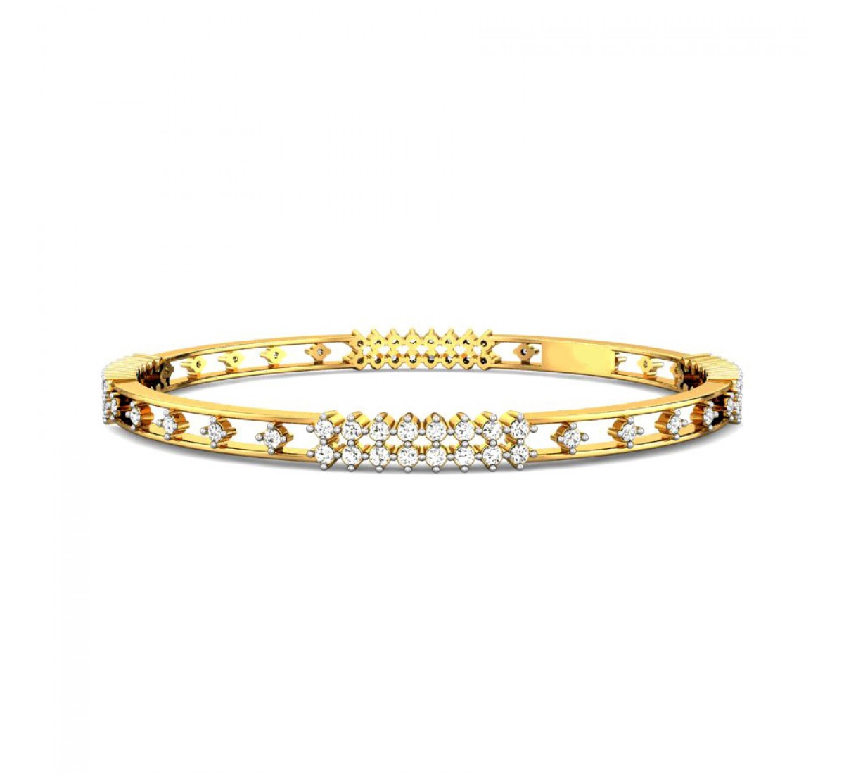 Eduarda Horizon Gold Bangles