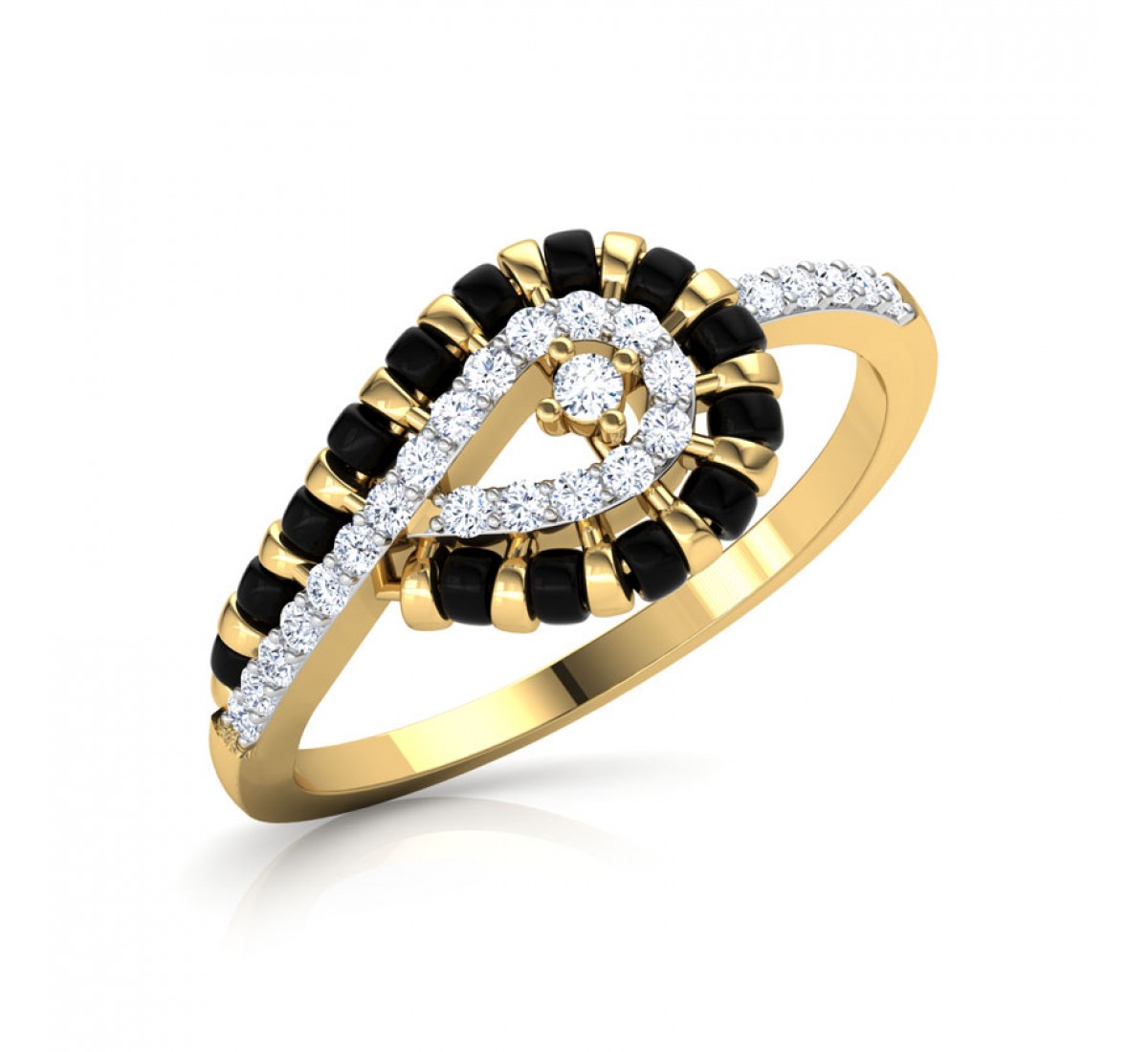 Lura Angel Mangalsutra Diamond Ring