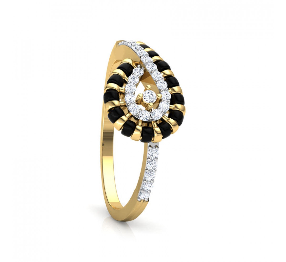 Lura Angel Mangalsutra Diamond Ring