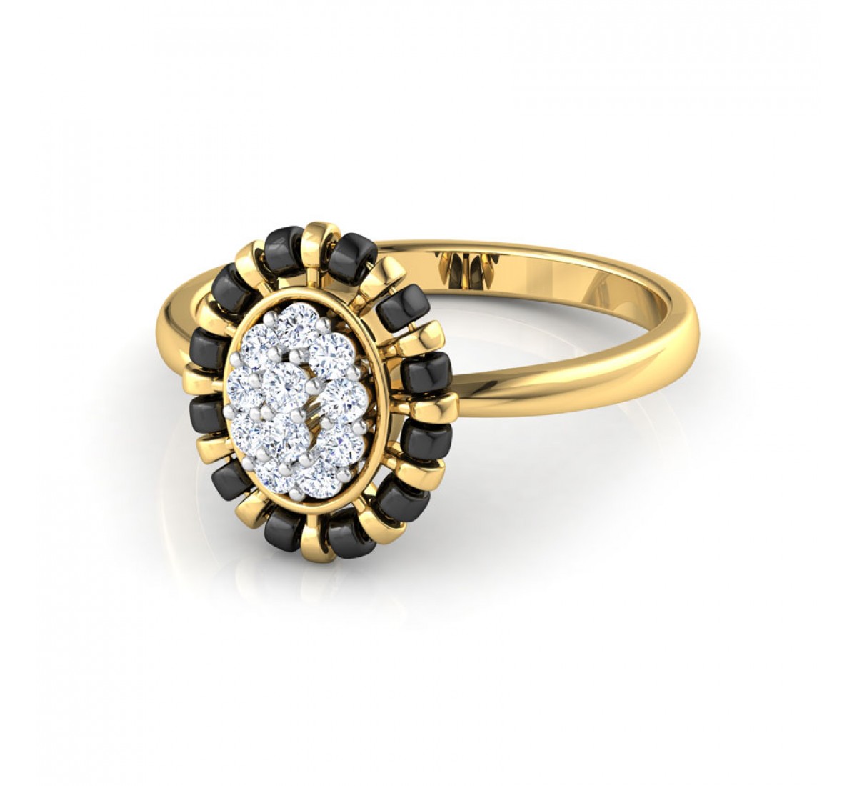 Sacred Mangalsutra Diamond Ring