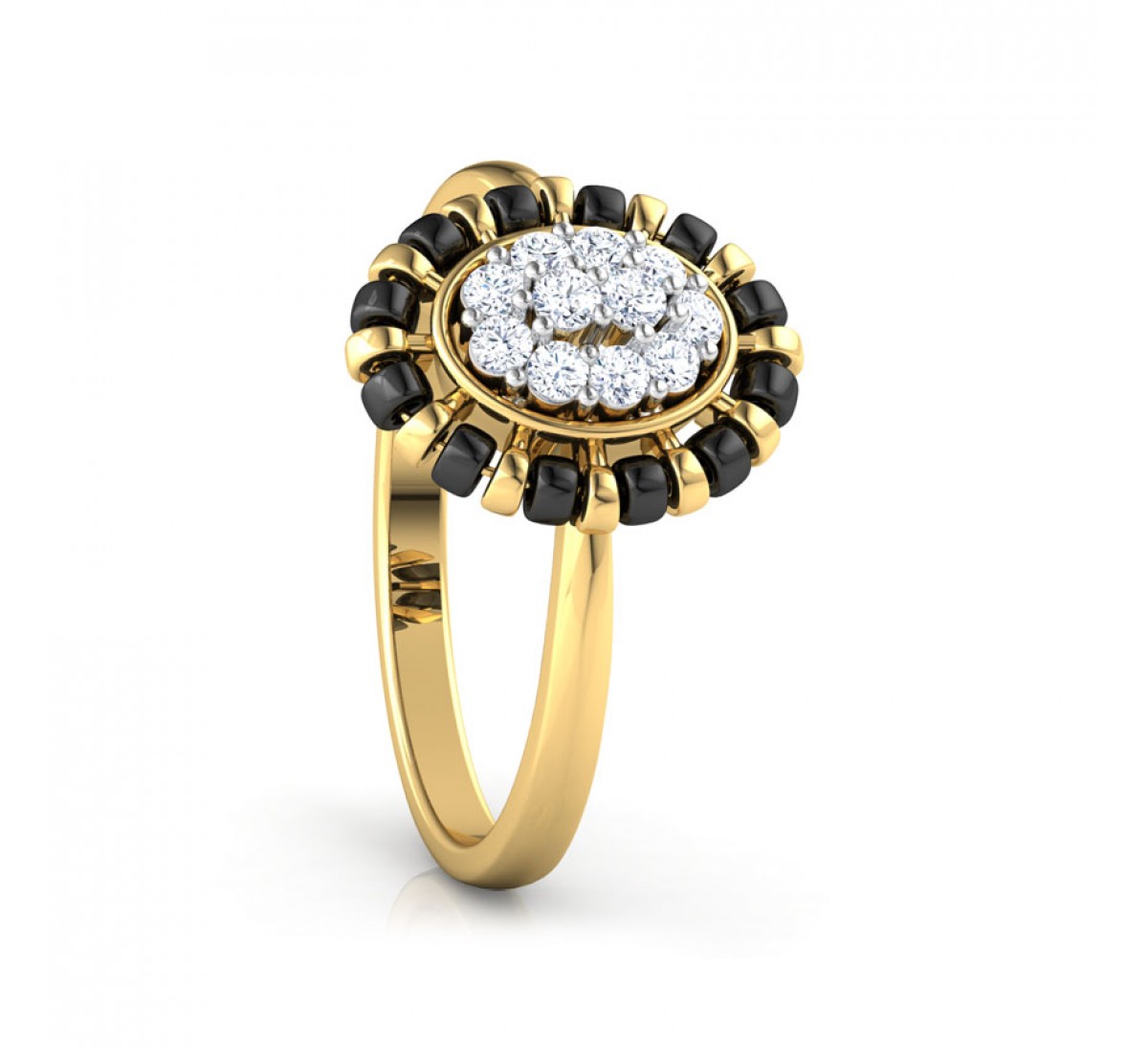 Sacred Mangalsutra Diamond Ring