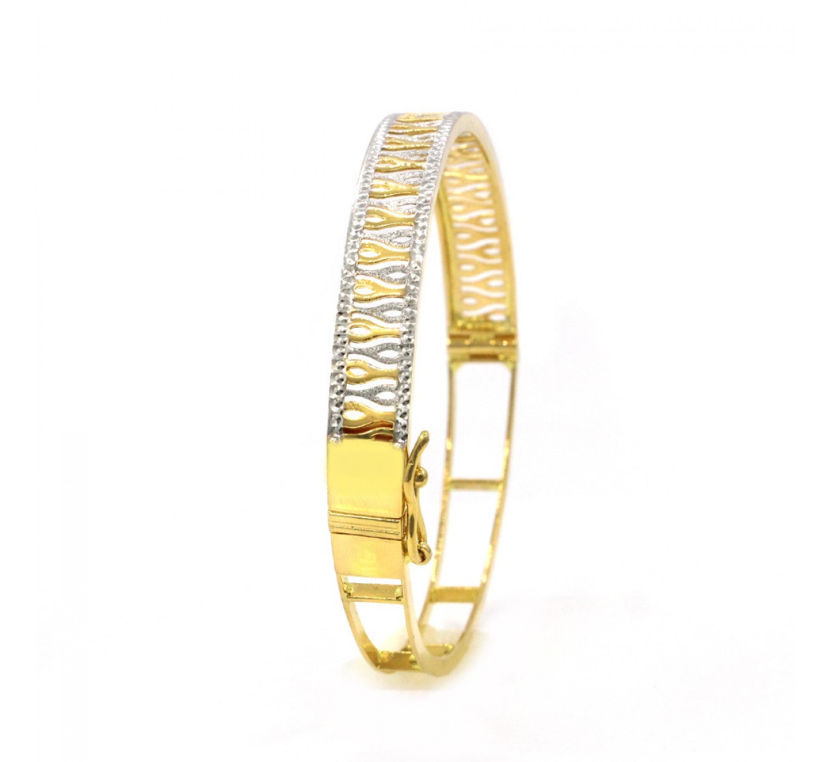 Spiritual Glow Gold Bangles