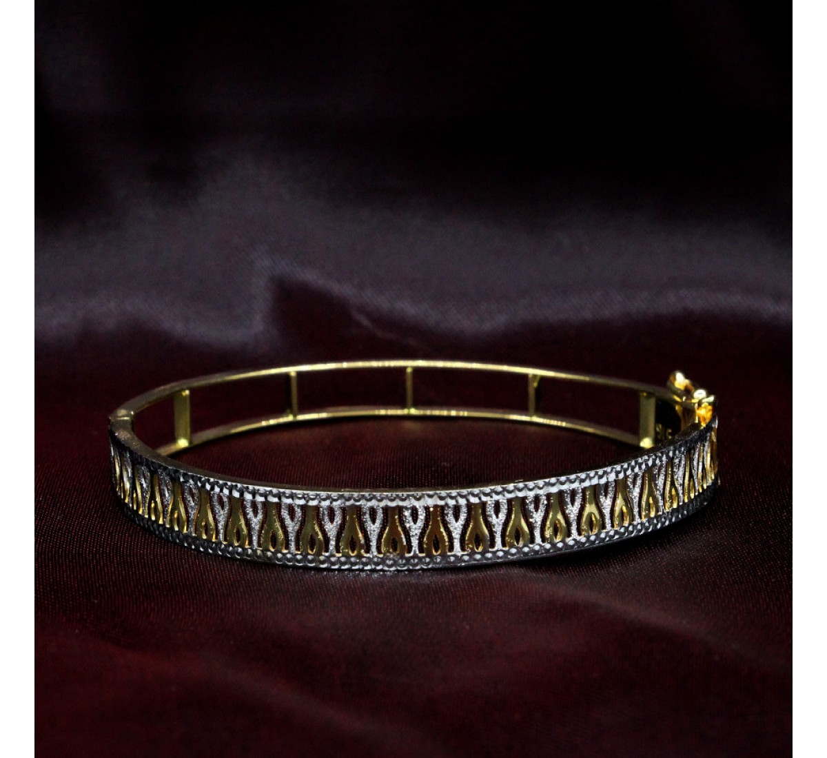 Spiritual Glow Gold Bangles