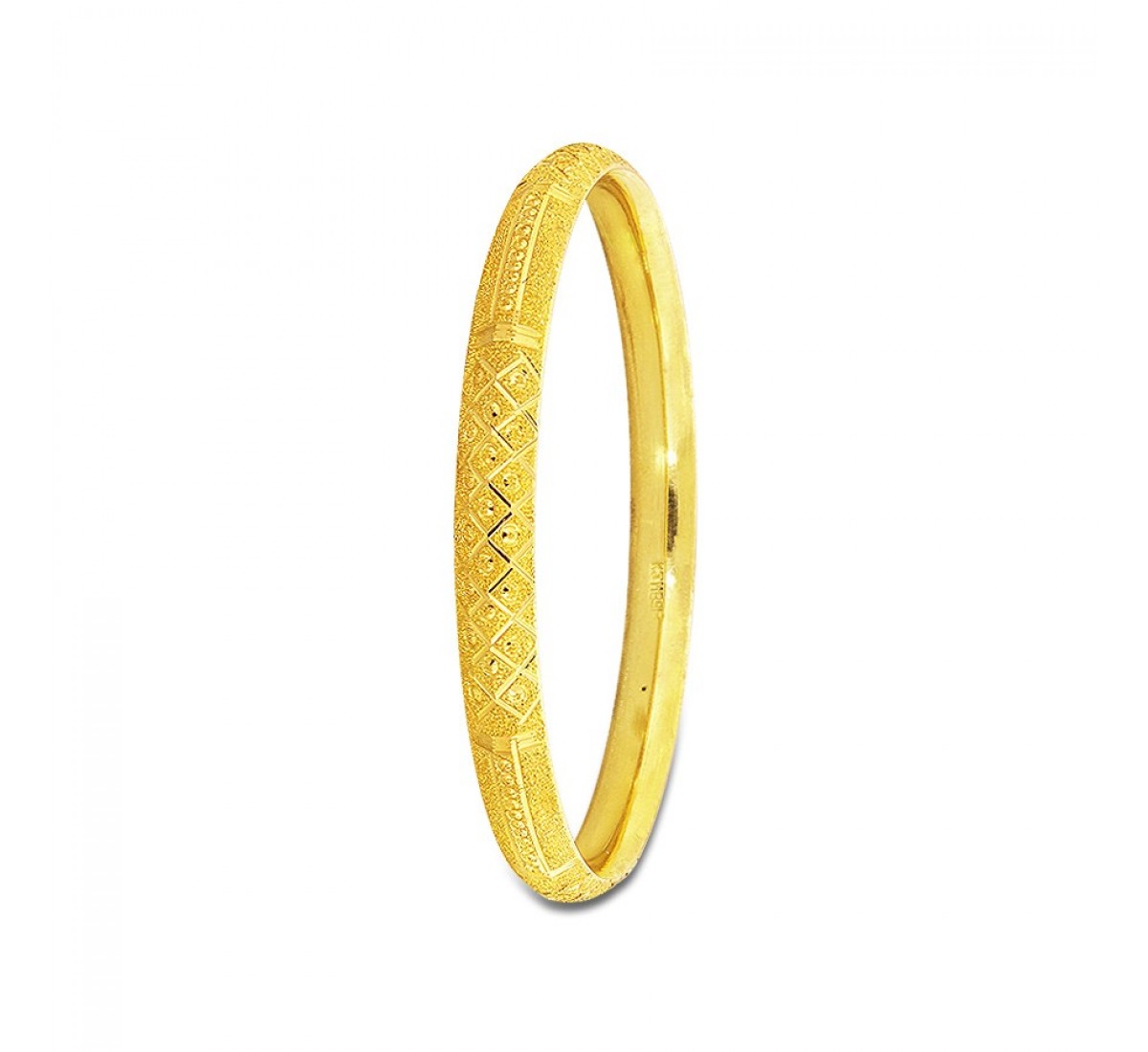 Radiant Livia Charm Gold Bangles