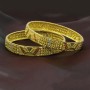 Enthralling Queen Gold Bangles