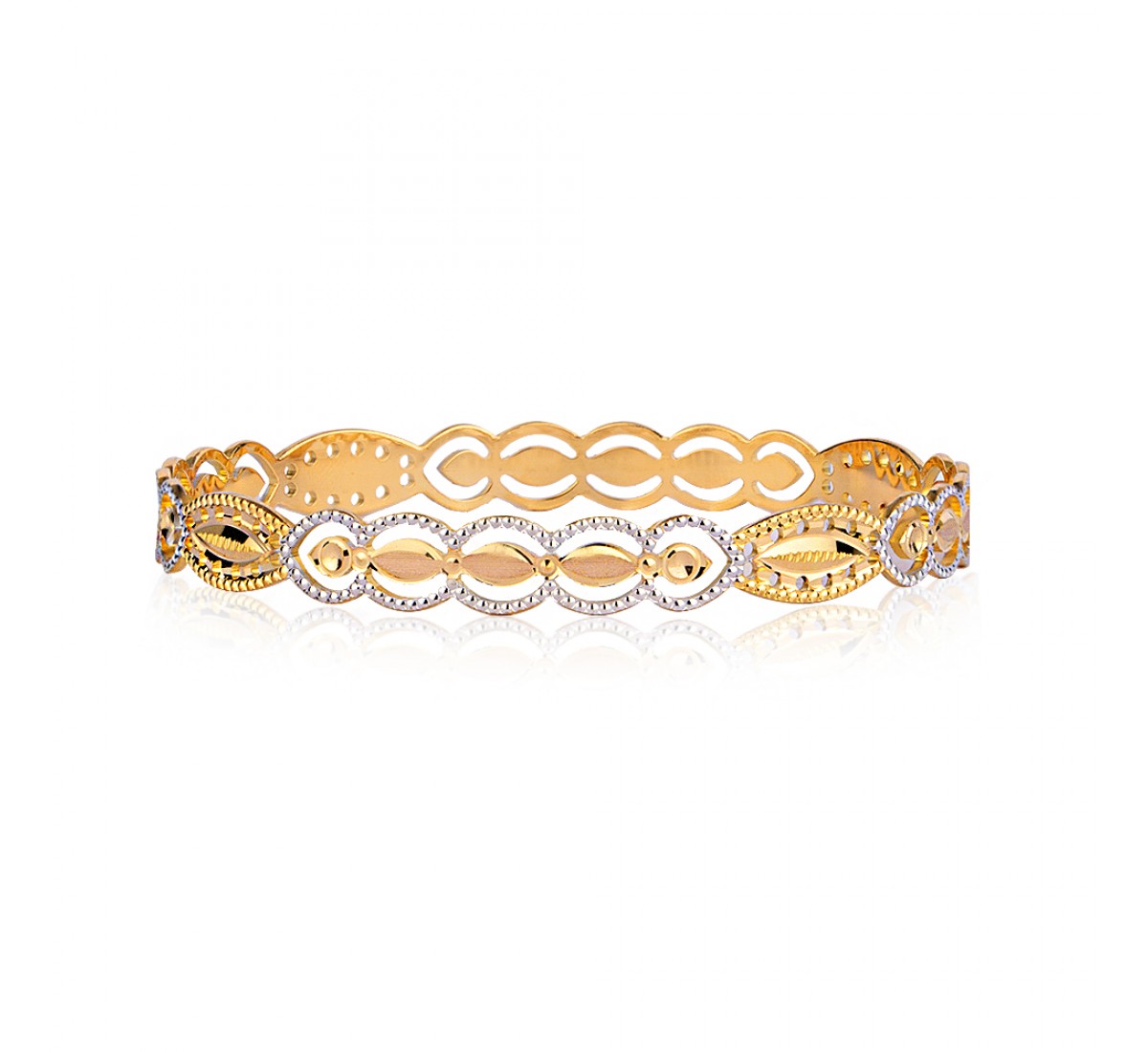 Adorable Gossamer Gold Bangles