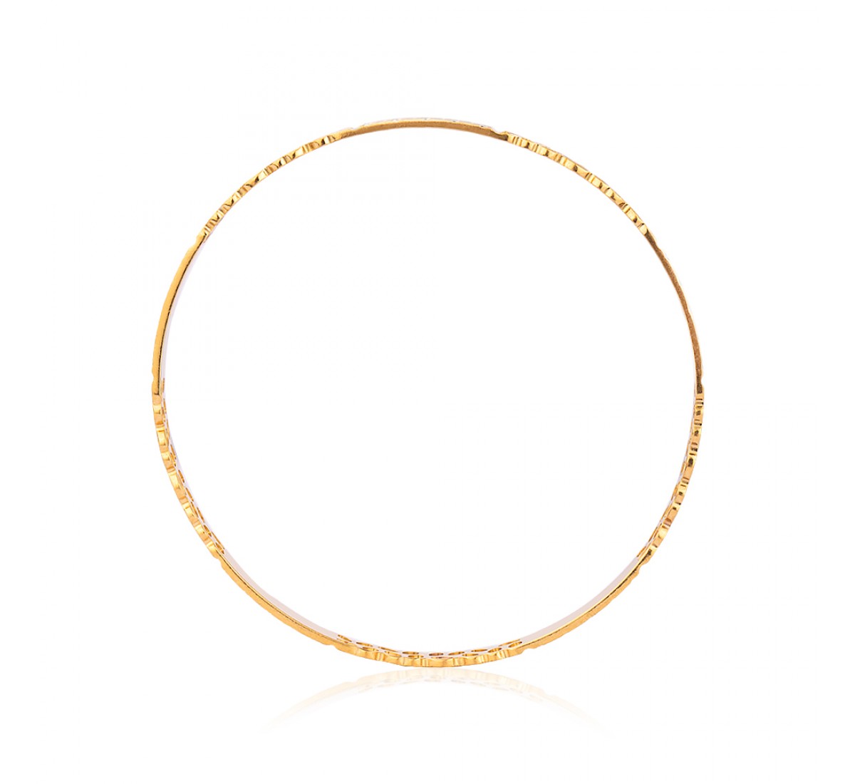 Adorable Gossamer Gold Bangles