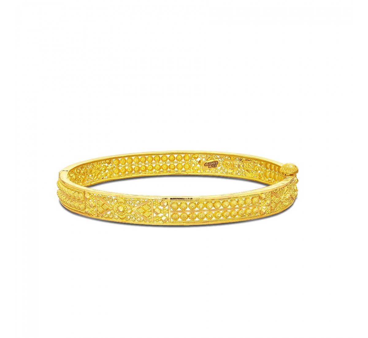 Ethereal Regal Gold Bangles