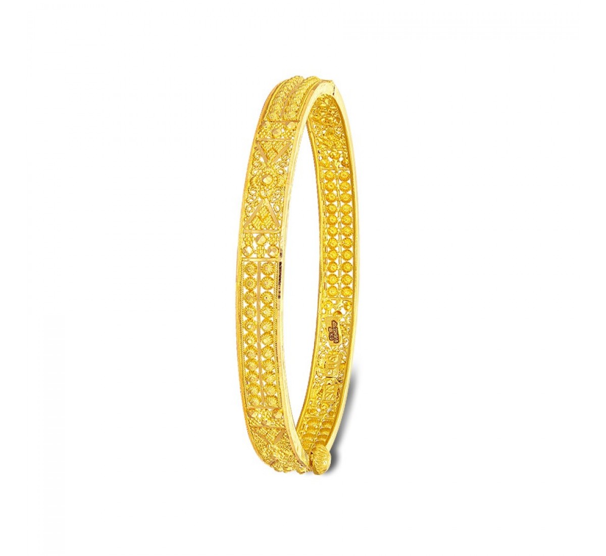 Ethereal Regal Gold Bangles