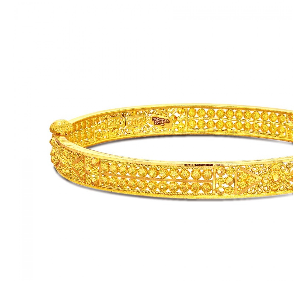 Ethereal Regal Gold Bangles