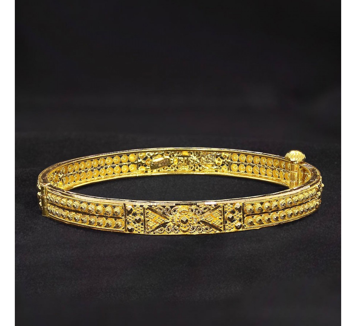 Ethereal Regal Gold Bangles