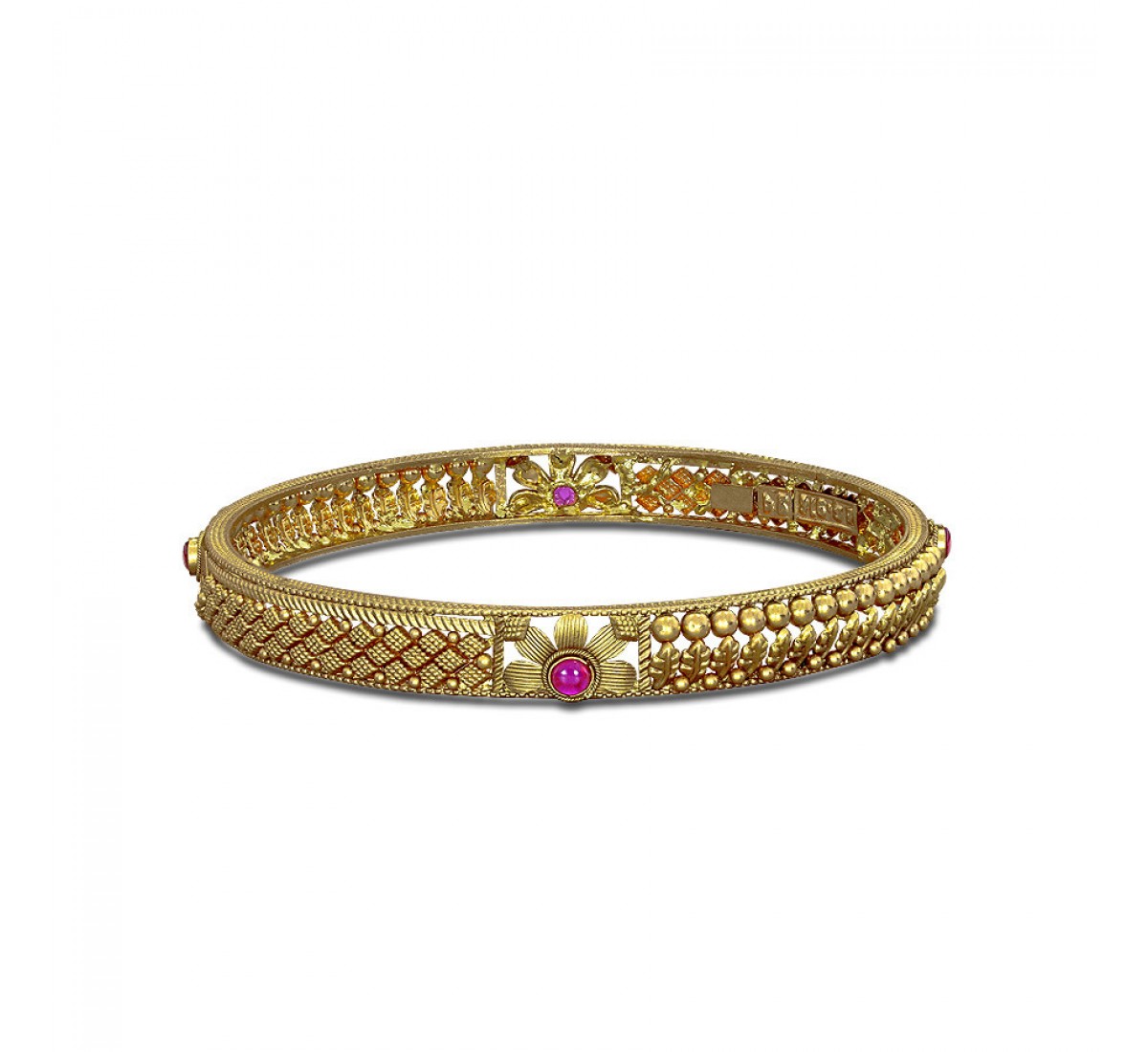 Exquisite Jowaki Gold Bangles