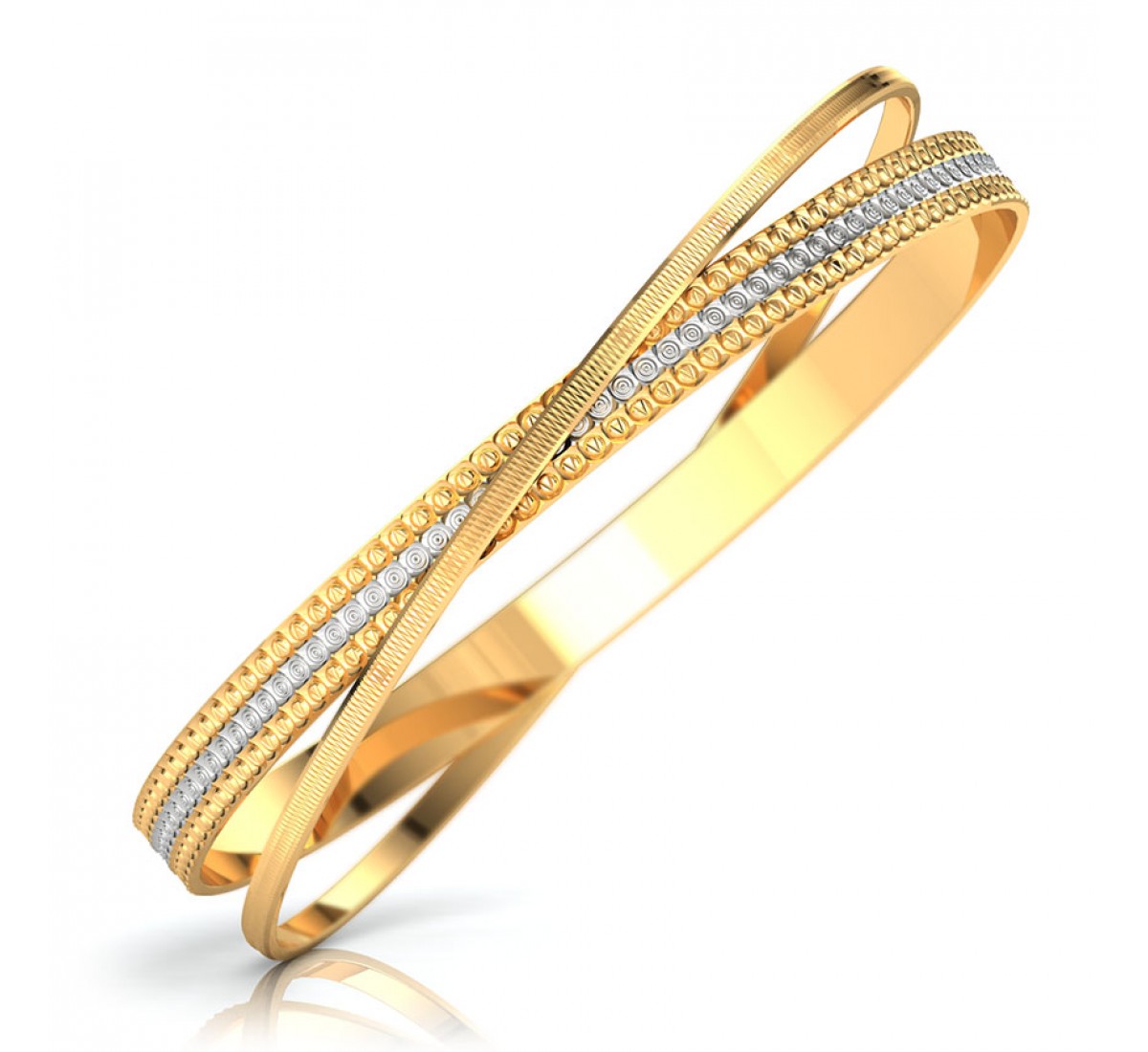 Striking Gold Bangles