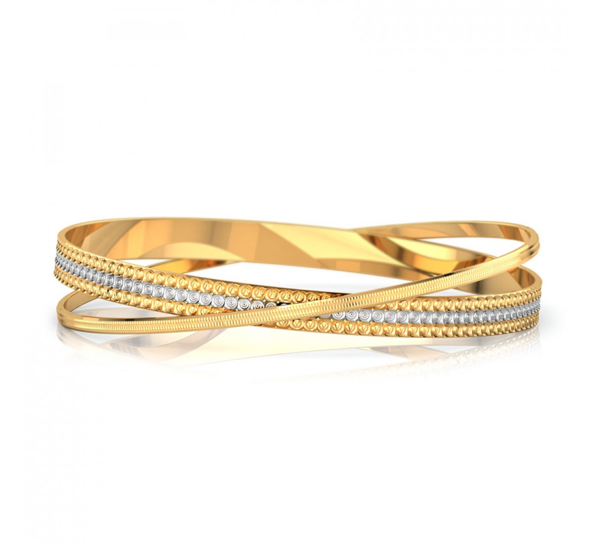 Striking Gold Bangles