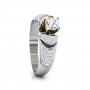 Nishk Lyra Solitaire Diamond Ring