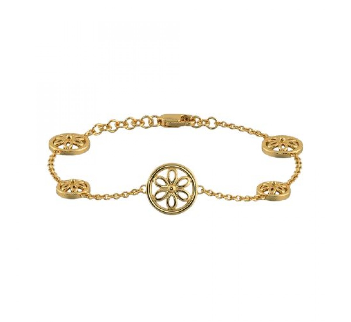 Elvia Crafted Gold Bracelet