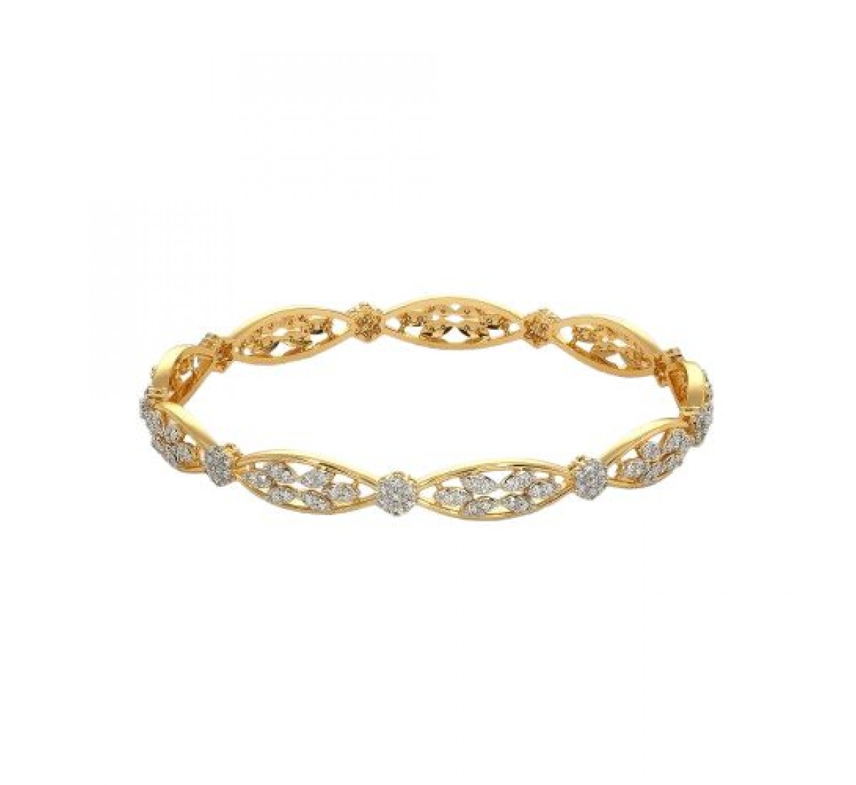 Striking Elegance Diamond Bangles