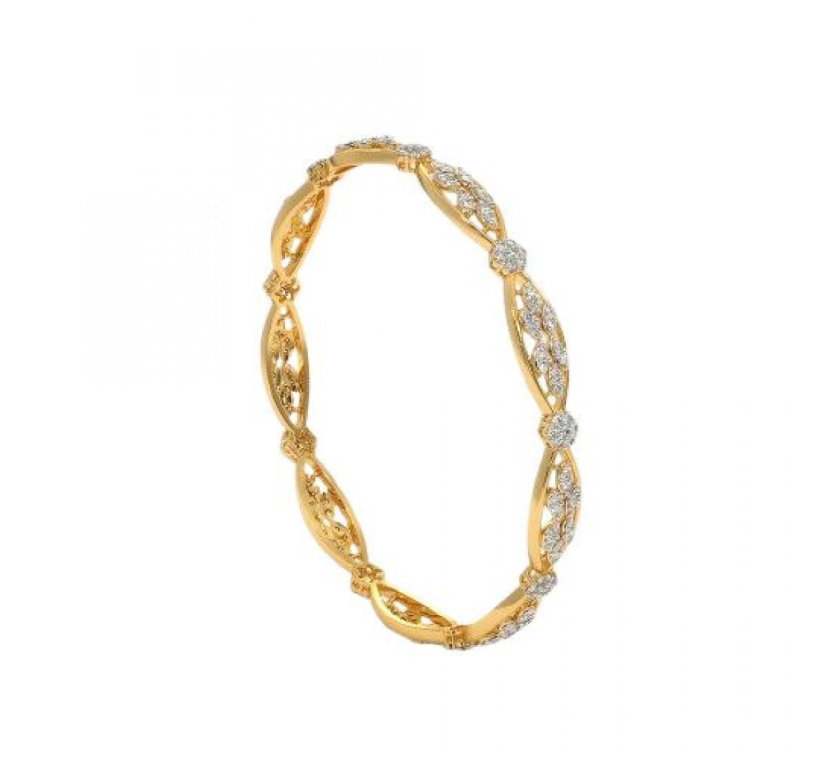 Striking Elegance Diamond Bangles