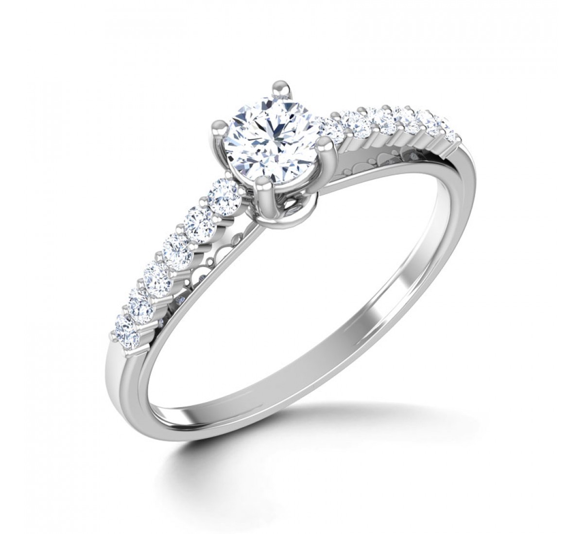 Gardenia Sparkle Diamond Ring