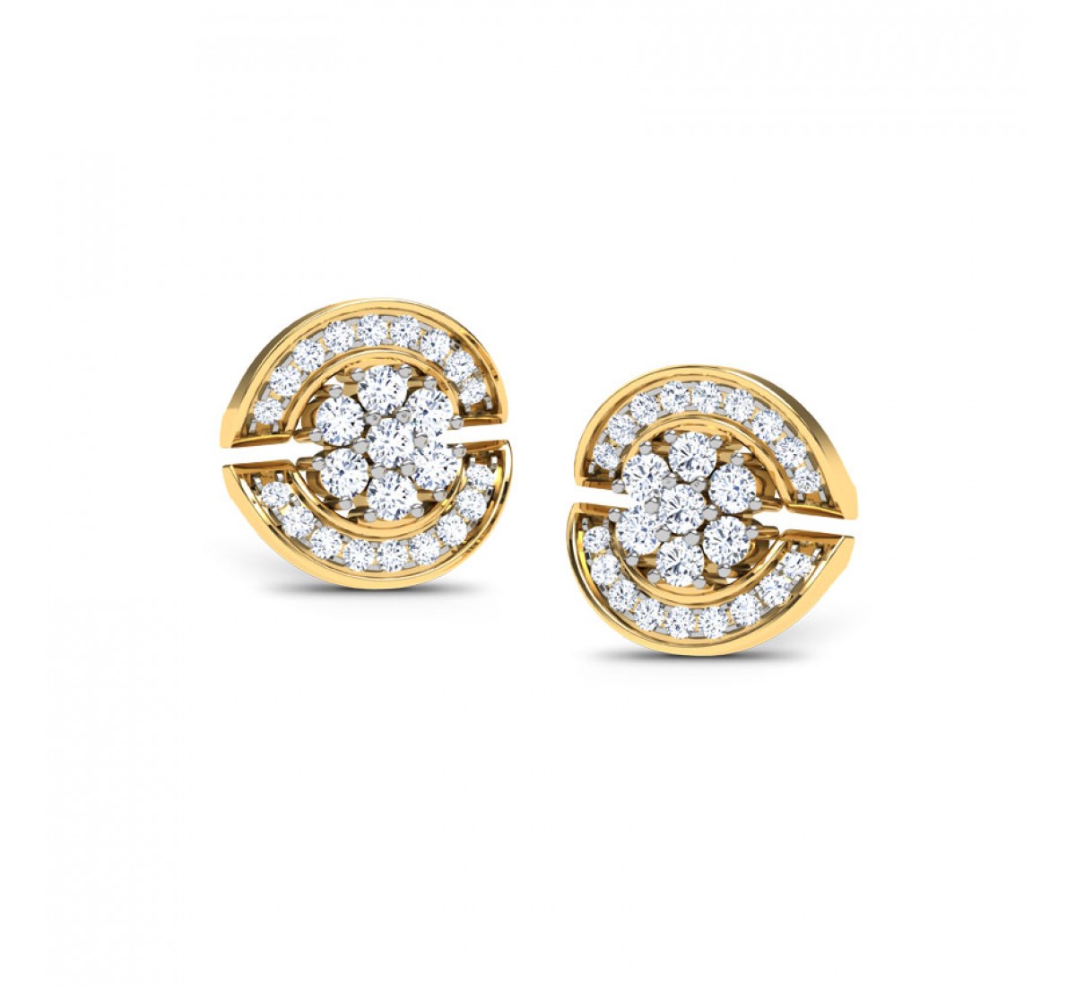 Abra Clematis Diamond Earrings