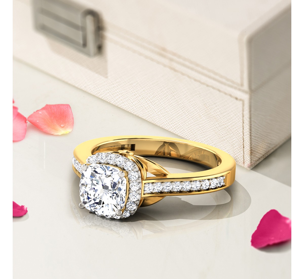 Luminance Solitaire Diamond Ring