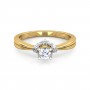 Altoa Baguette Solitaire Diamond Ring