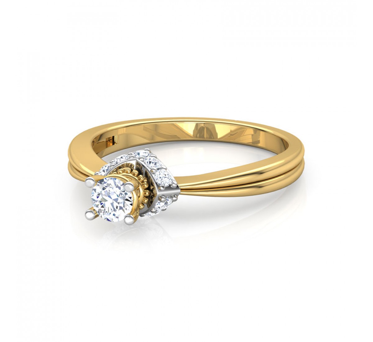 Altoa Baguette Solitaire Diamond Ring