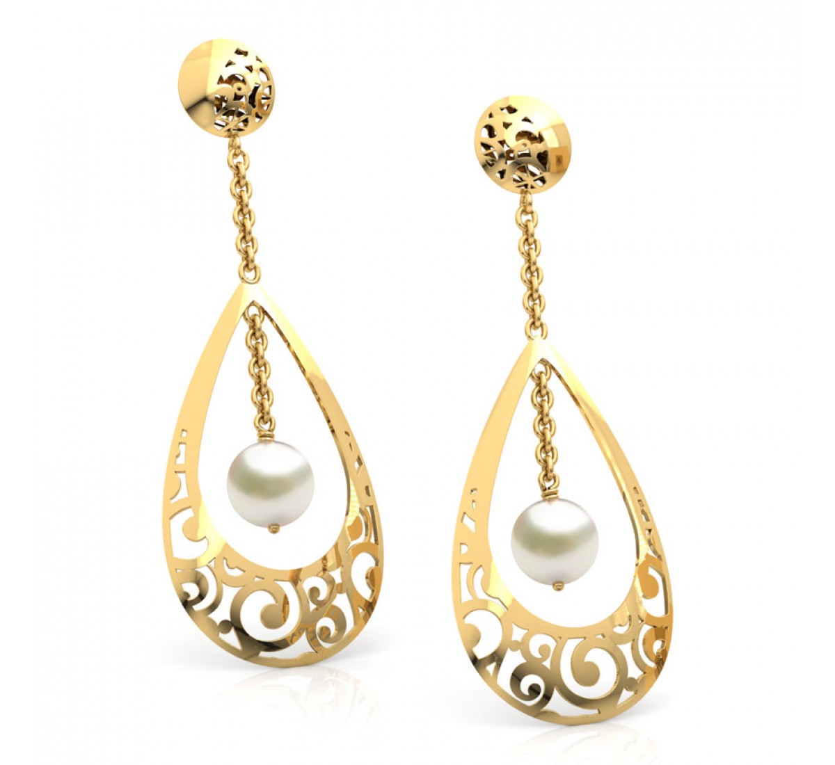 Arva Ignis Gold Earrings