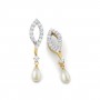 Carnival Pearl Diamond Earrings