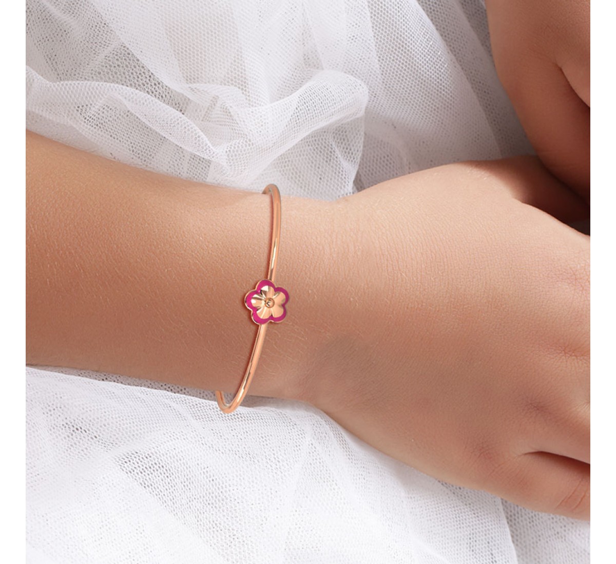 Finesse Adjustable Baby Gold Bangle