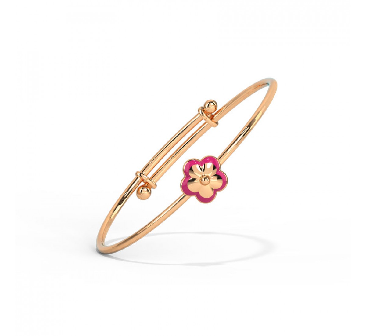 Finesse Adjustable Baby Gold Bangle