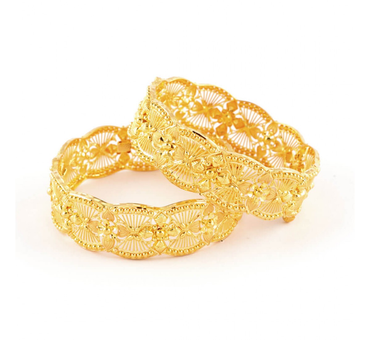 Evania Gold Chur Bangle