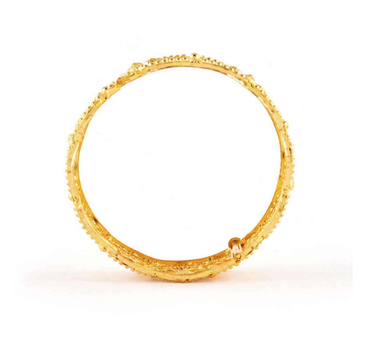 Evania Gold Chur Bangle