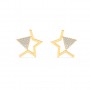 Gold Shining Star Earrings