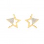 Gold Shining Star Earrings