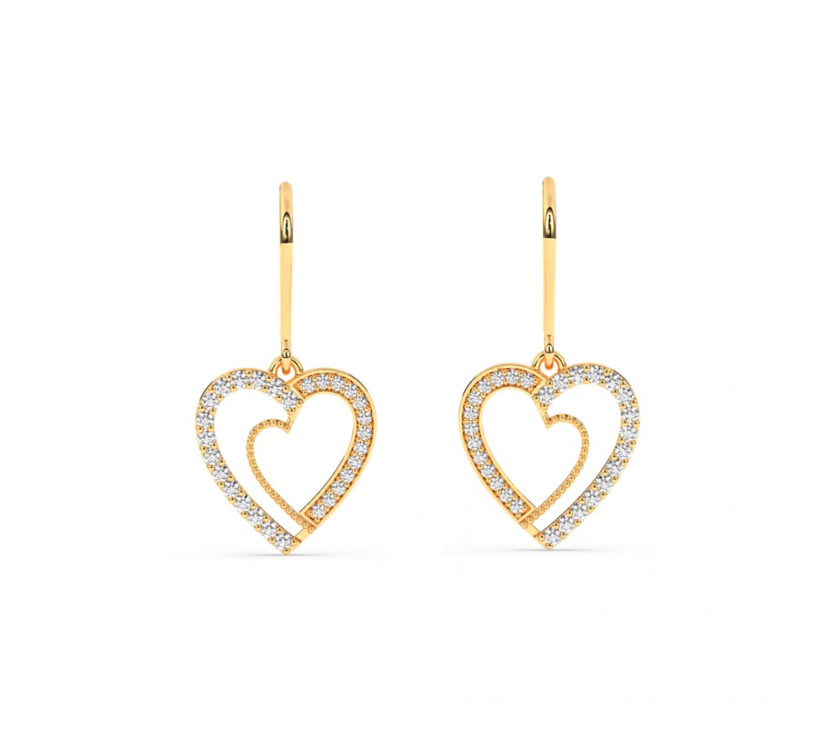 Goldyou Have My Heart Earrings