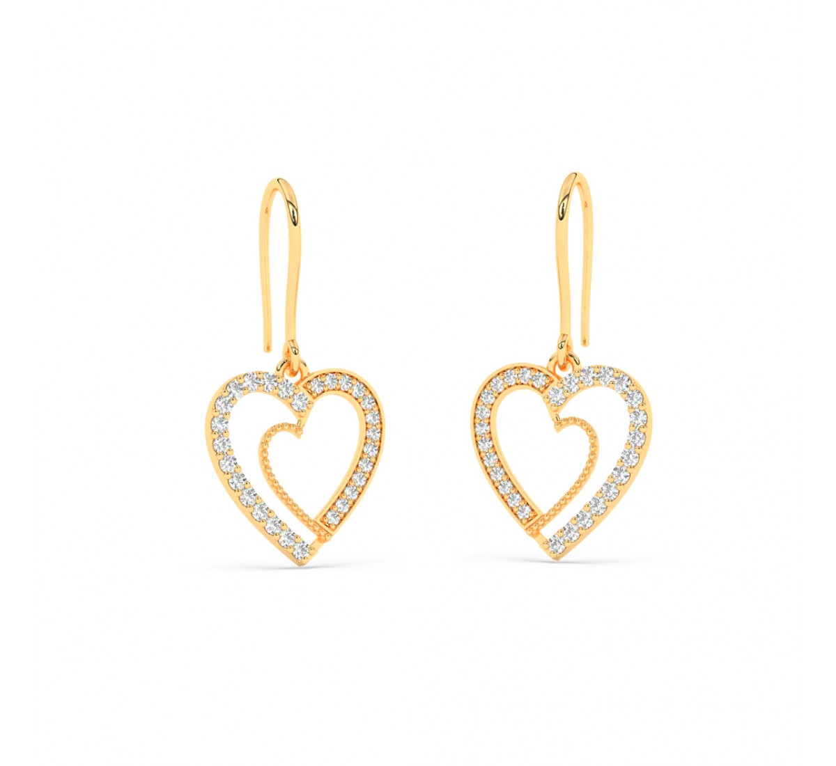 Goldyou Have My Heart Earrings