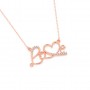 Rose Gold All About Love Necklace