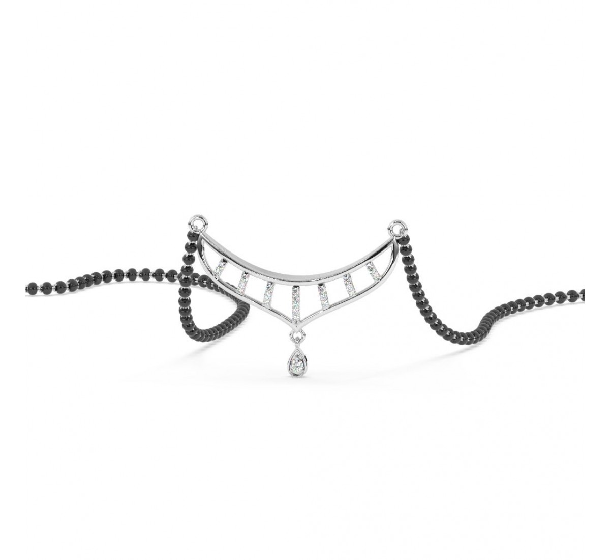 Silver Imperial Love Mangalsutra