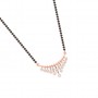 Rose Gold Chimes Mangalsutra