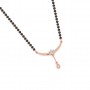 Rose Gold Curve Love Mangalsutra